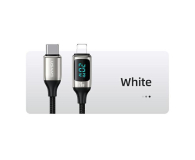 USAMS Kabel pleciony USB-C/Lightning LED 1,2m 20W PD Fast Charge - 1568999 - zdjęcie 7